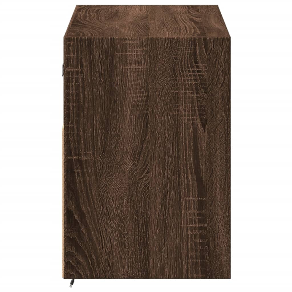 TV-Møbel Brun Eik TV-benk med LED 100x31x45 cm