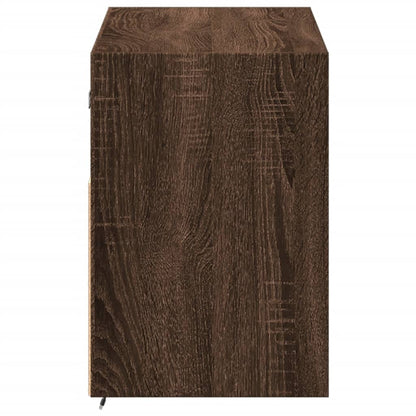 TV-Møbel Brun Eik TV-benk med LED 100x31x45 cm