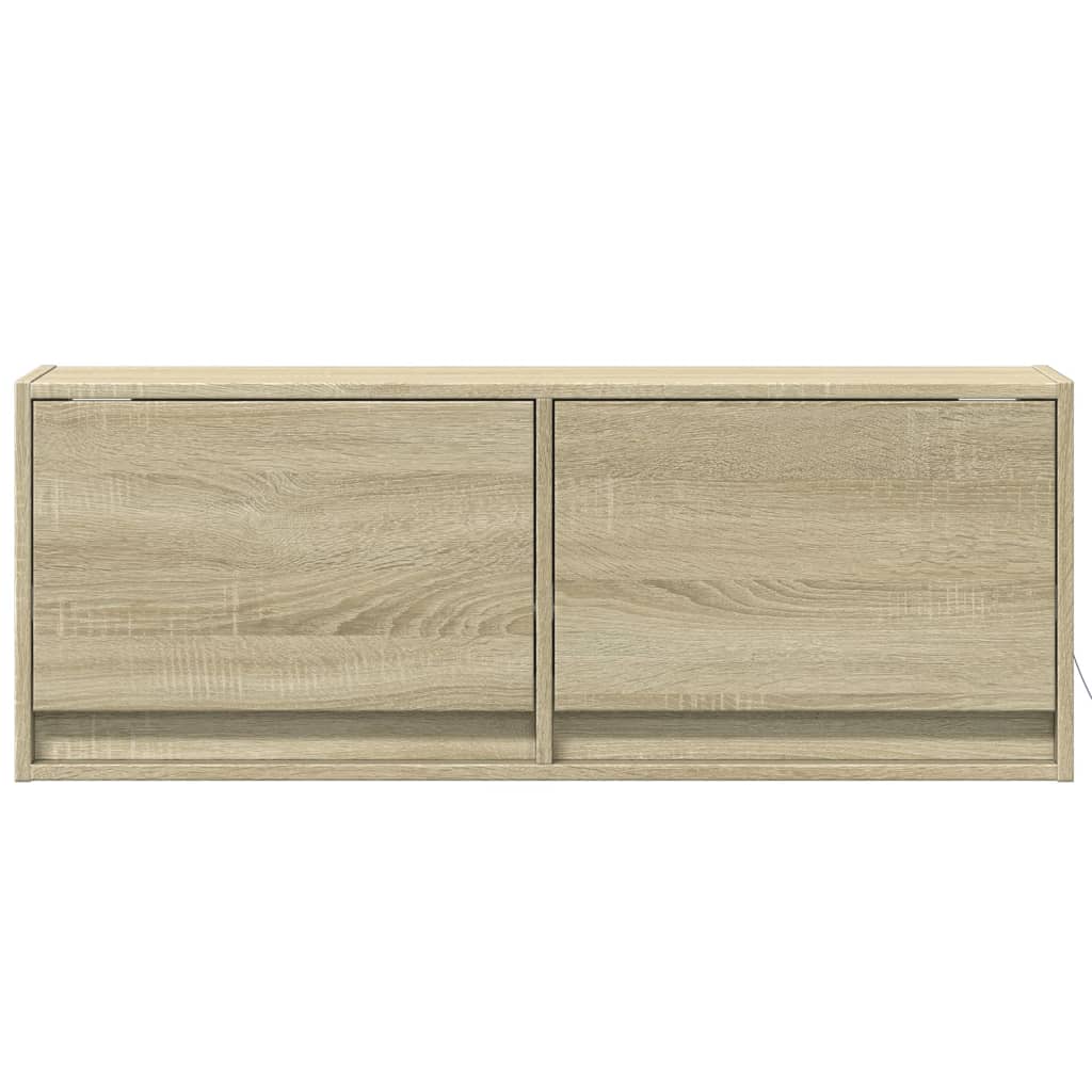 TV-Møbel Sonoma Eik Tv-benk med LED 100x31x35 cm