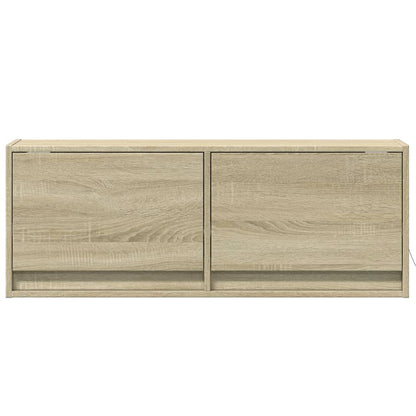 TV-Møbel Sonoma Eik Tv-benk med LED 100x31x35 cm