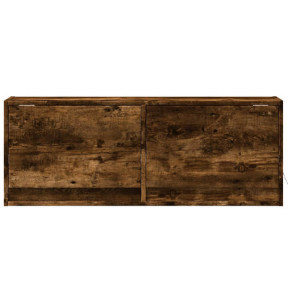 TV-Møbel Røyk Eik Tv-benk med LED 100x31x35 cm