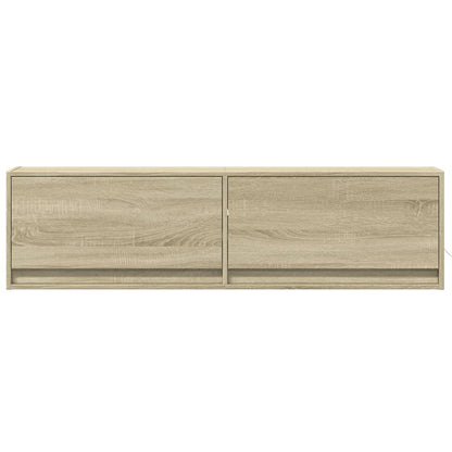 TV-Møbel Sonoma Eik TV-benk med LED 140x31x38 cm