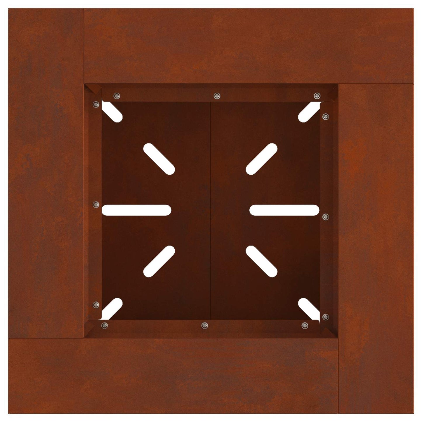 Bålplass Brun 48 x 48 x 40 cm Cortenstål