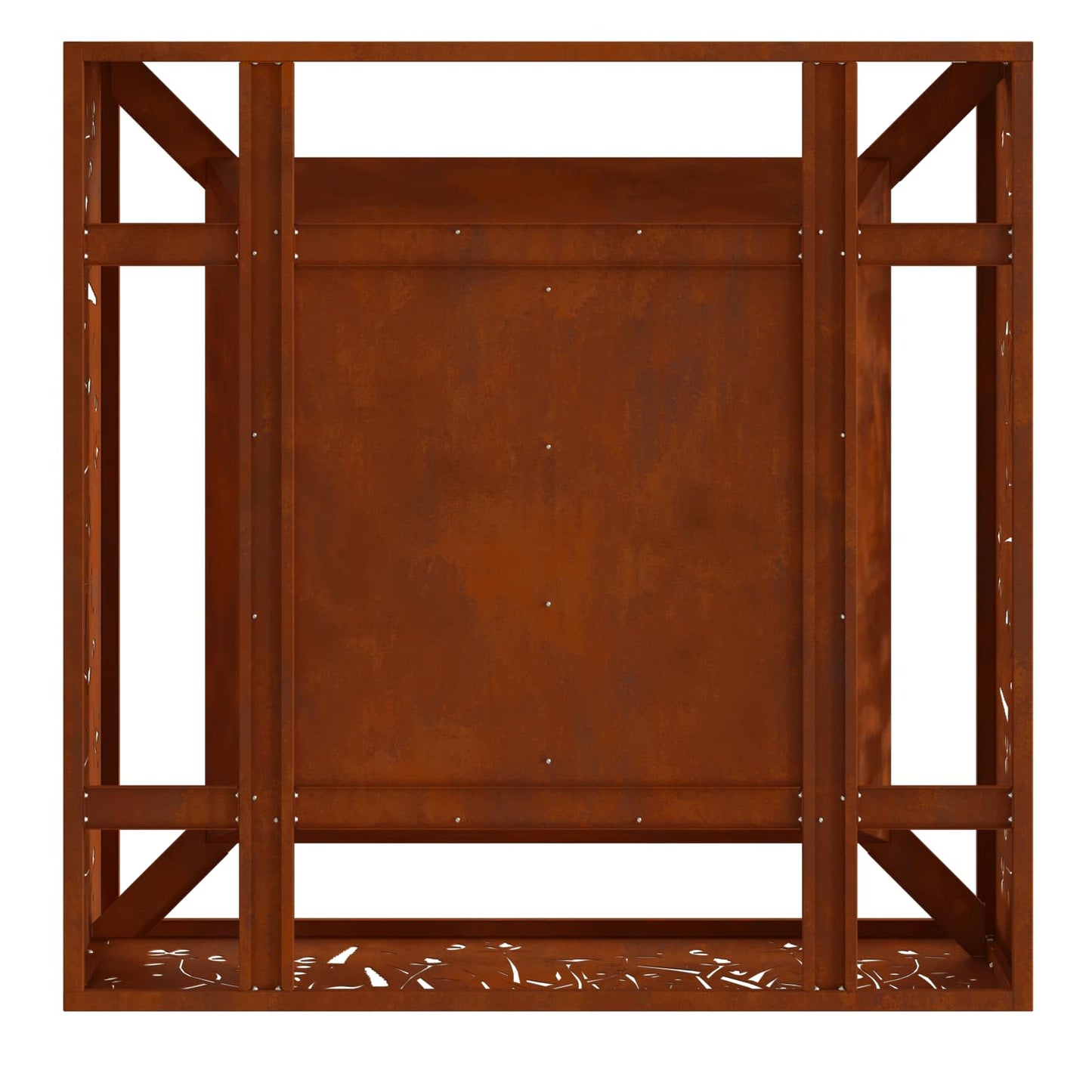 Bålplass Brun 80 x 80 x 30 cm Cortenstål