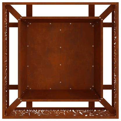 Bålplass Brun 80 x 80 x 30 cm Cortenstål