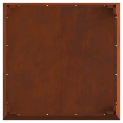 Bålplass Brun 80 x 80 x 43 cm Cortenstål