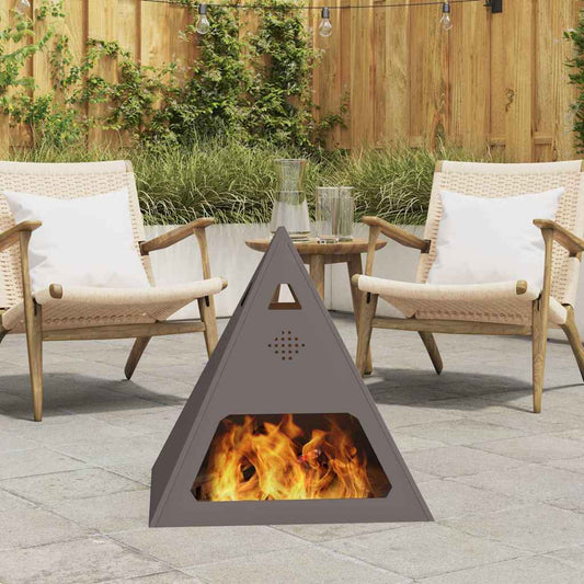 Peisen Pyramid Svart 50x50x51 cm Stål