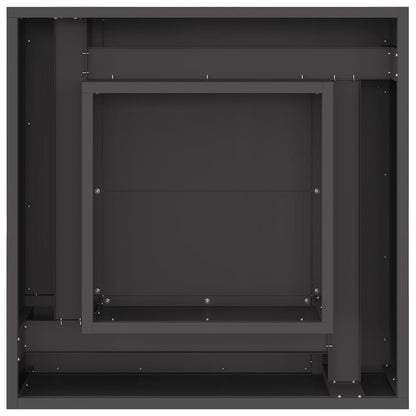 Bålplass Svart 60 x 60 x 30 cm Stål