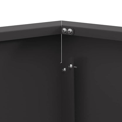 Bålplass Svart 75 x 75 x 28 cm Stål