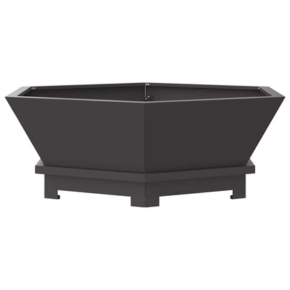 Bålplass Svart 75 x 75 x 28 cm Stål