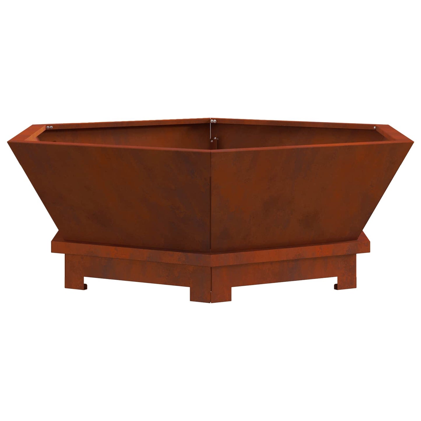 Bålplass Brun 75 x 75 x 28 cm Cortenstål