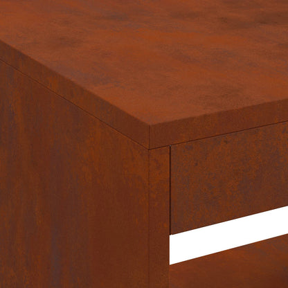 Bålplass Brun 160 x 45 x 35 cm Stål