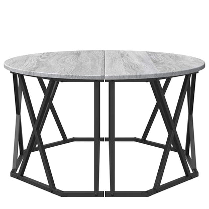 Salongbord Sofabord Sonoma Grå 80x80x42 cm