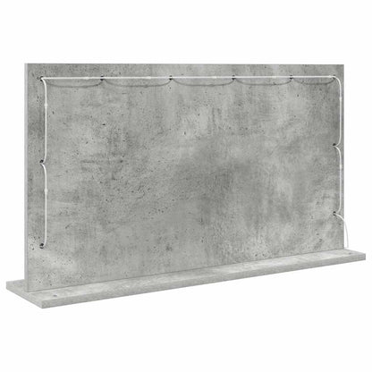 Sminkespeil Betonggrå Betong 80 x 45 x 18 cm Sminkespeil