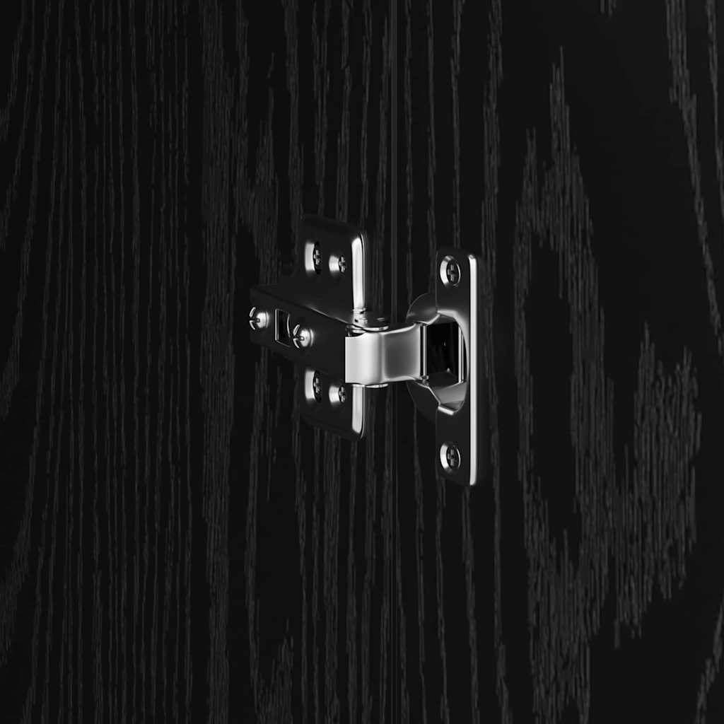 Skap Svart Eik 31,5 x 32 x 122,5 cm