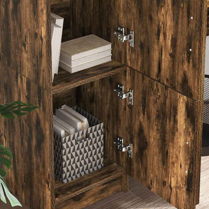 Skap Røkt Eik 31,5 x 32 x 122,5 cm