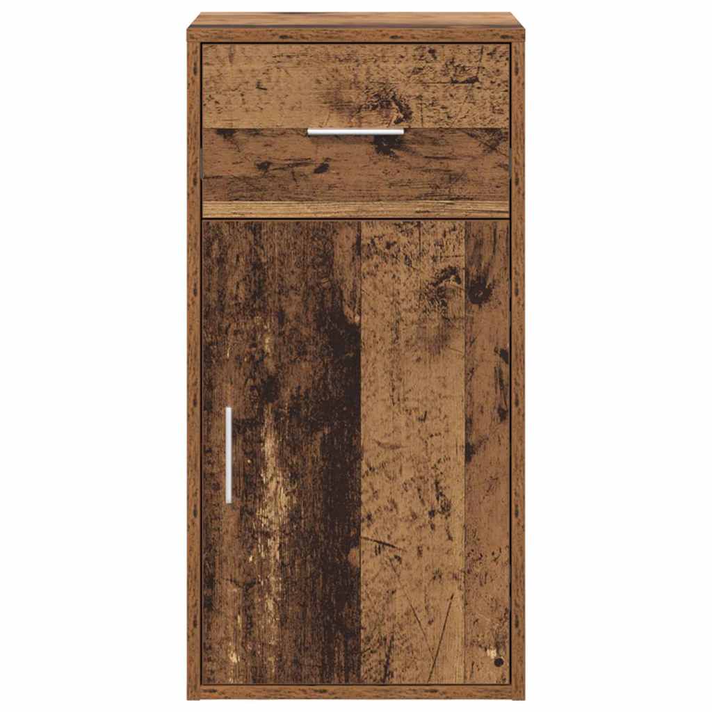 Skjenk Gammelt Tre med skuff 38 x 34 x 75 cm