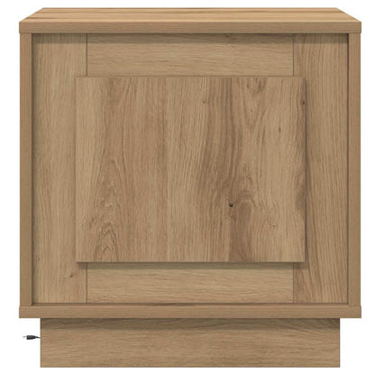 Nattbordskap 2 pcs Artisan Eik 44 x 34,5 x 45 cm Konstruert tre