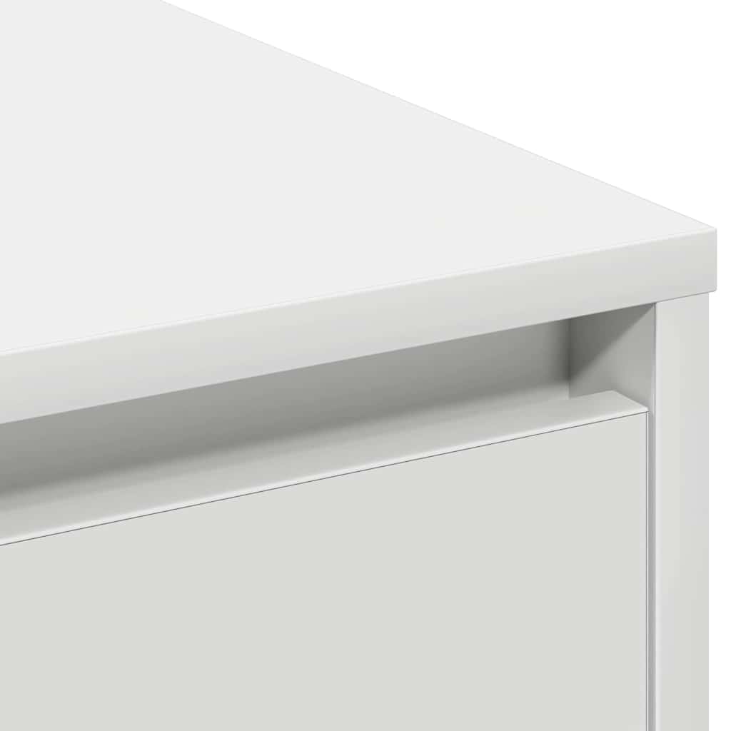 Skjenk Hvit LED 71x34.5x75 cm,