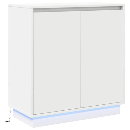 Skjenk Hvit LED 71x34.5x75 cm,