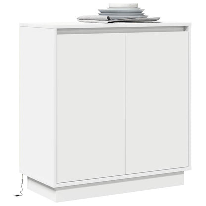 Skjenk Hvit LED 71x34.5x75 cm,