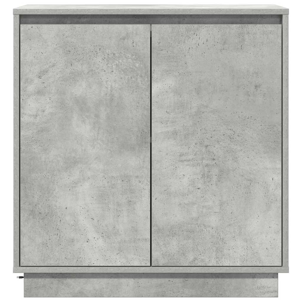 Skjenk Betonggrå LED 71x34,5x75 cm