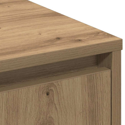 Skjenk Artisan Eik med LED 71x34,5x75 cm,