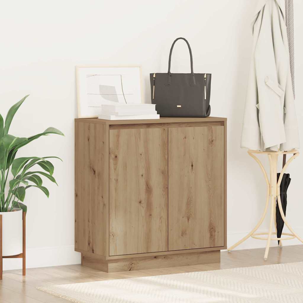 Skjenk Artisan Eik med LED 71x34,5x75 cm,