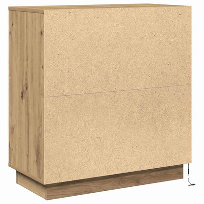Skjenk Artisan Eik med LED 71x34,5x75 cm,