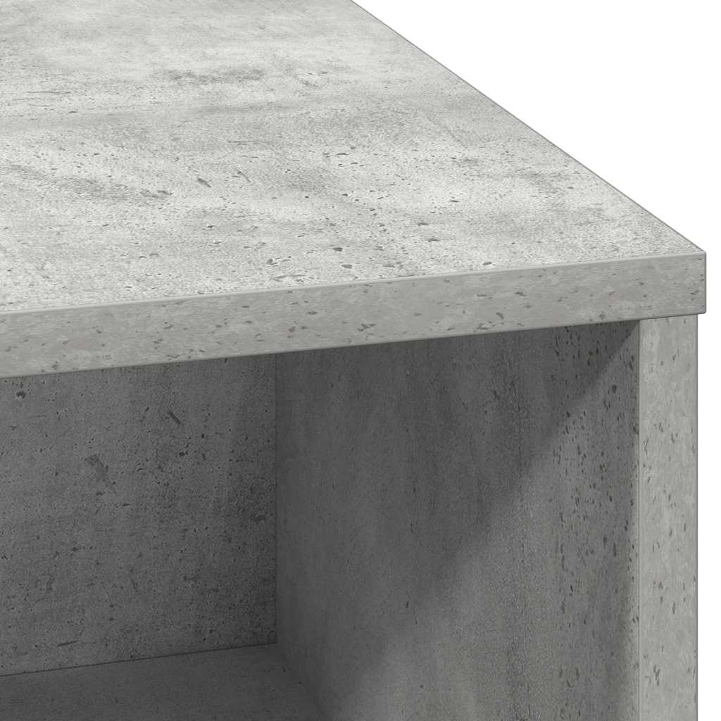 Skjenk Betonggrå LED 71x34,5x75 cm