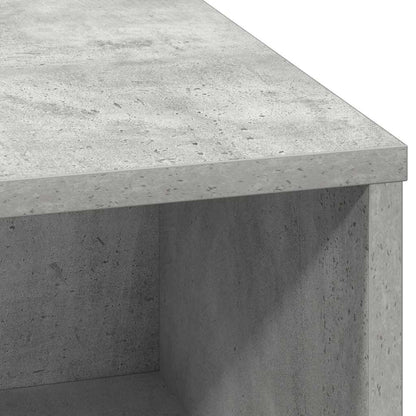 Skjenk Betonggrå LED 71x34,5x75 cm
