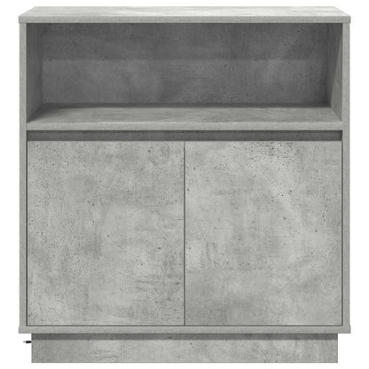 Skjenk Betonggrå LED 71x34,5x75 cm