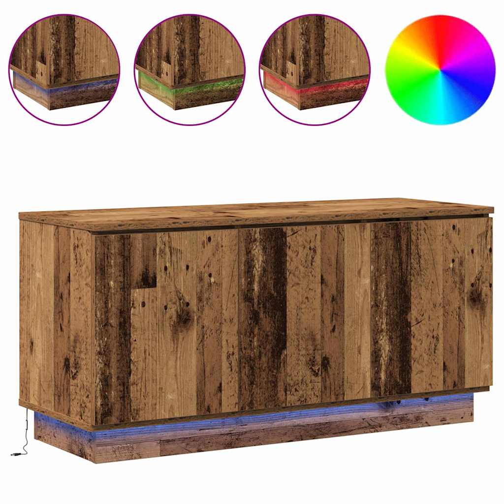 TV-Møbel Gammelt Tre TV skap 100x38x49 cm