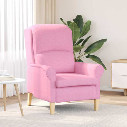 Lenestol Rosa Moderne Polyesterstoff, Tre Medium Ergonomisk