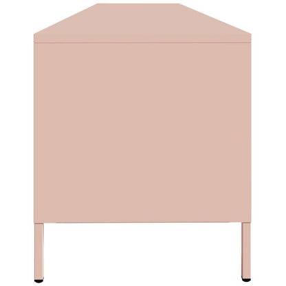 TV-Møbel DIV. TV-benk rosa 202x39x43,5 cm kaldvalset stål