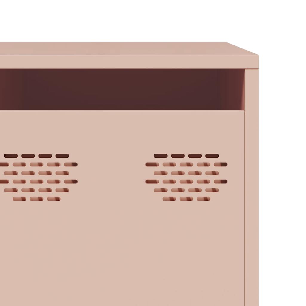 TV-Møbel DIV. TV-benk rosa 202x39x43,5 cm kaldvalset stål