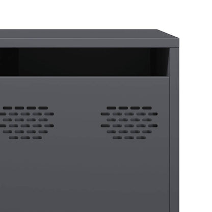 TV-Møbel DIV. TV-benk antrasitt 202x39x43,5 cm kaldvalset stål