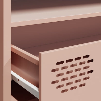 TV-Møbel DIV. TV-benk rosa 202x39x43,5 cm kaldvalset stål