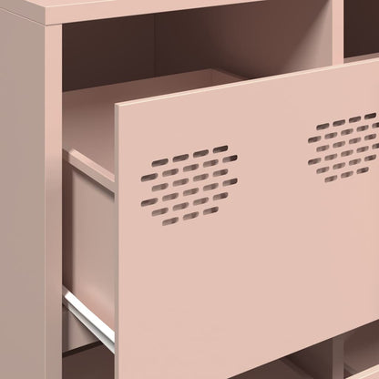 Skjenk DIV. rosa 135x39x73,5 cm kaldvalset stål