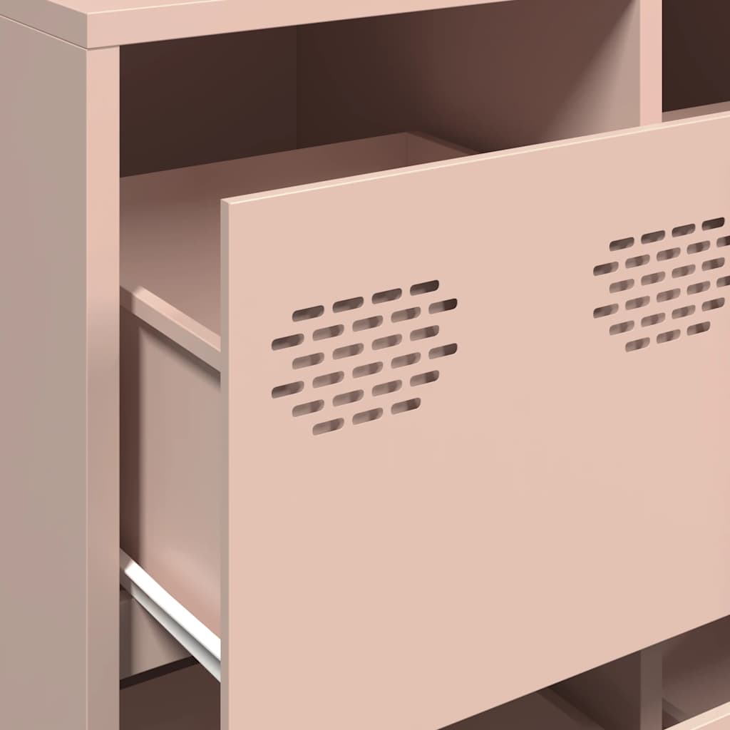 Skjenk DIV. rosa 135x39x103,5 cm kaldvalset stål