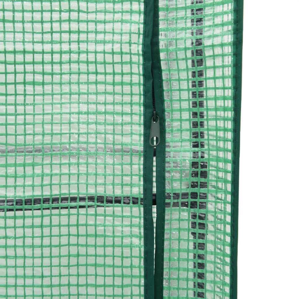 Høyseng med drivhustrekk rottingutseende 160x40x140 cm