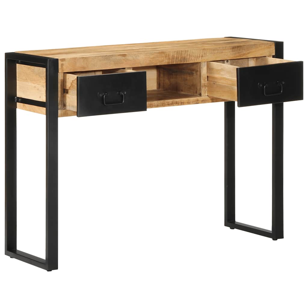Avlastningsbord Konsollbord Tre 100x35x75 cm grovt heltre mangotre