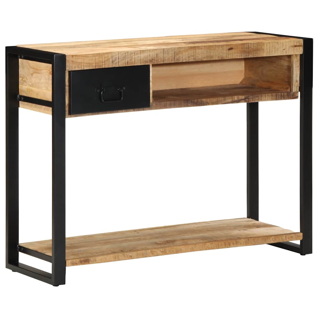 Avlastningsbord Konsollbord Tre 100x35x75 cm grovt heltre mangotre