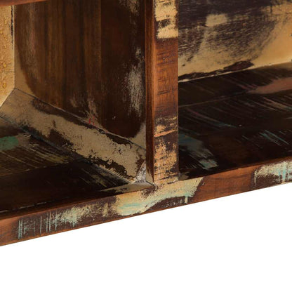 TV-Møbel Tre Tv-benk flerfarget 80x30x25 cm gjenvunnet heltre