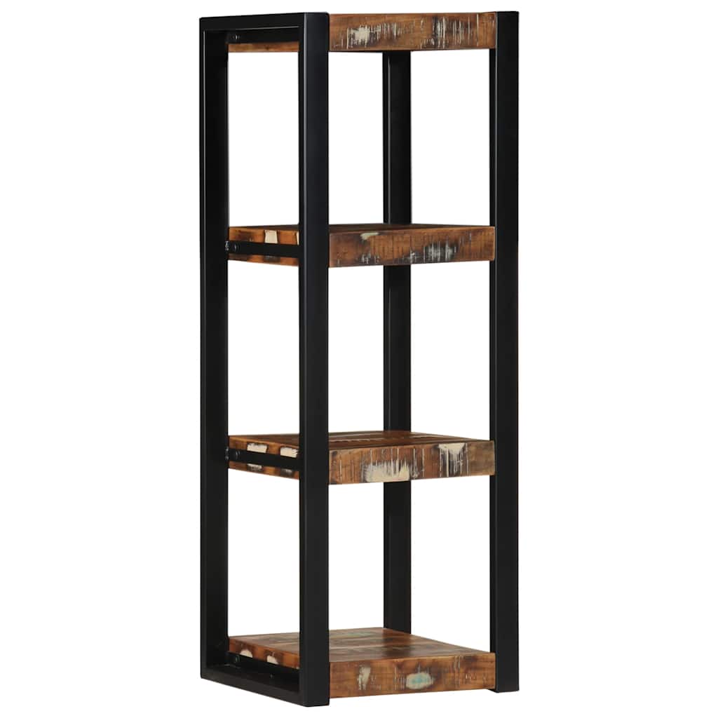 Vegghylle Tre flerfarget 35x35x100 cm gjenvunnet heltre