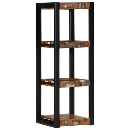 Vegghylle Tre flerfarget 35x35x100 cm gjenvunnet heltre