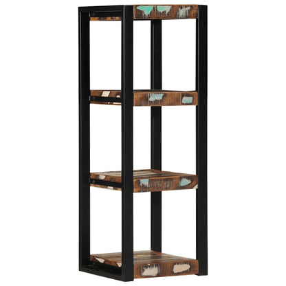 Vegghylle Tre flerfarget 35x35x100 cm gjenvunnet heltre