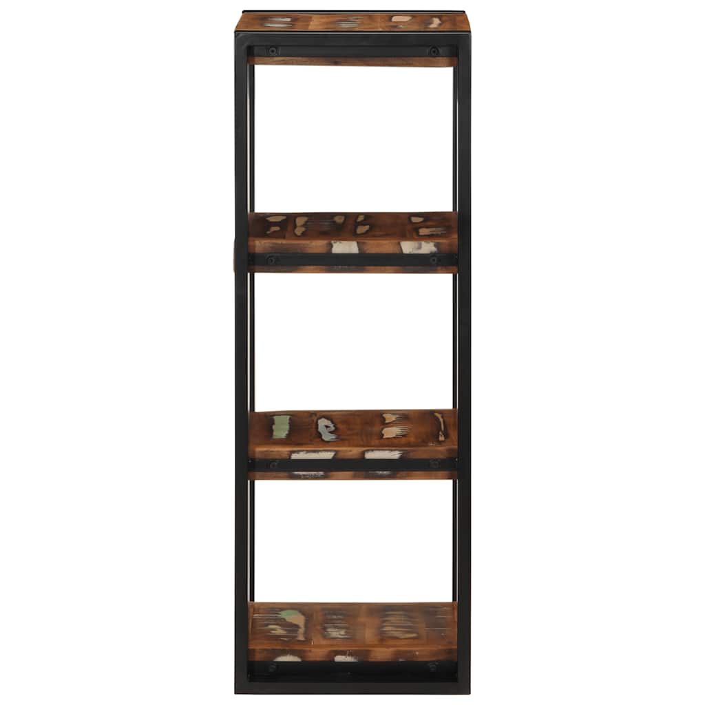 Vegghylle Tre flerfarget 35x35x100 cm gjenvunnet heltre
