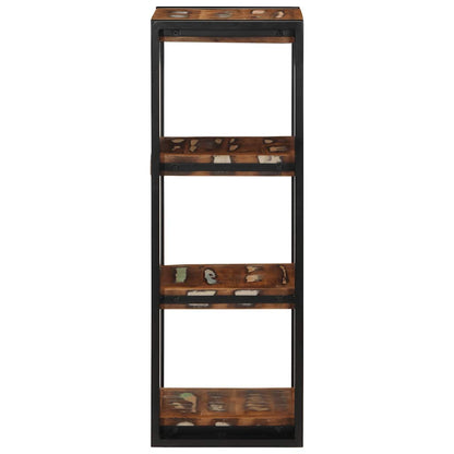 Vegghylle Tre flerfarget 35x35x100 cm gjenvunnet heltre