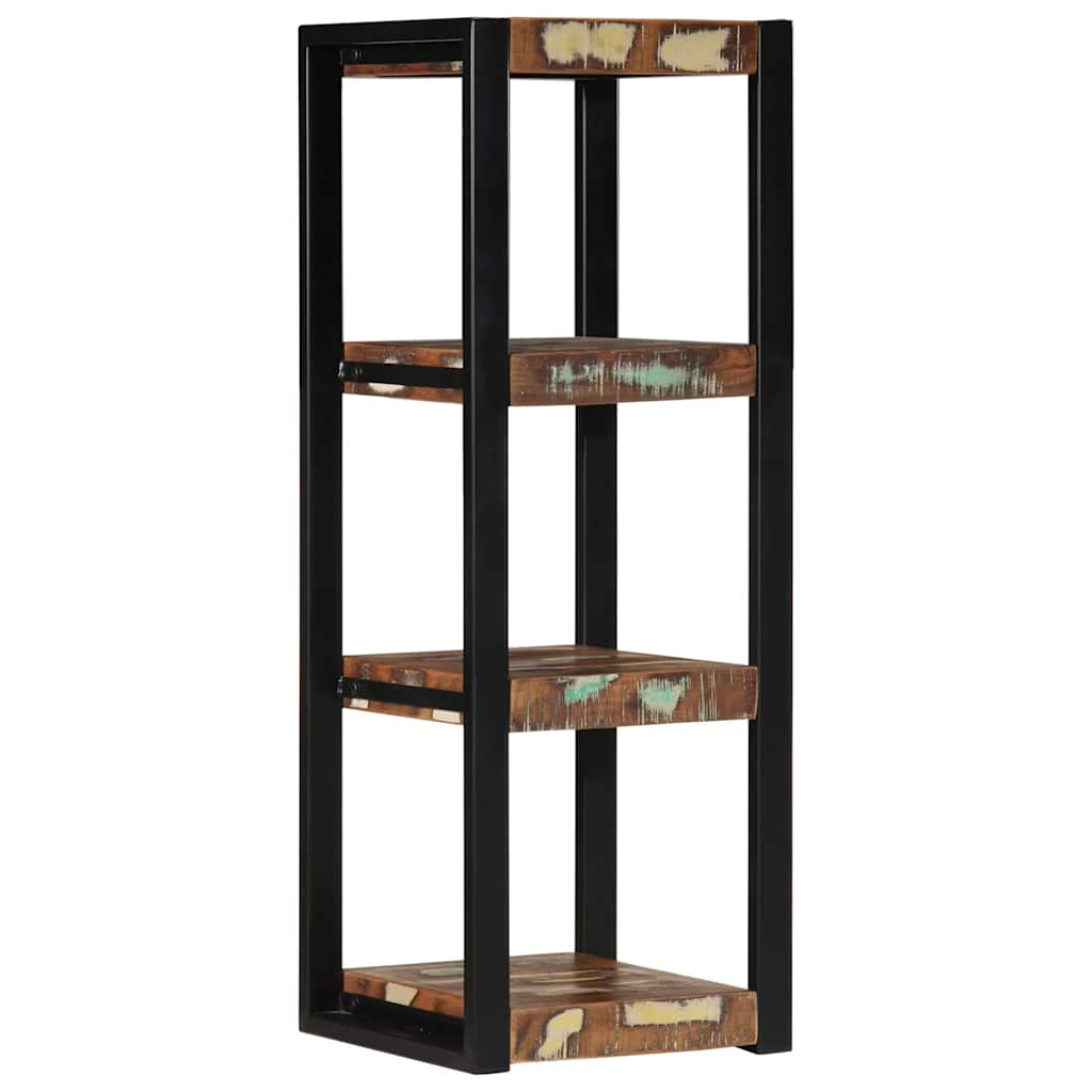 Vegghylle Tre flerfarget 35x35x100 cm gjenvunnet heltre